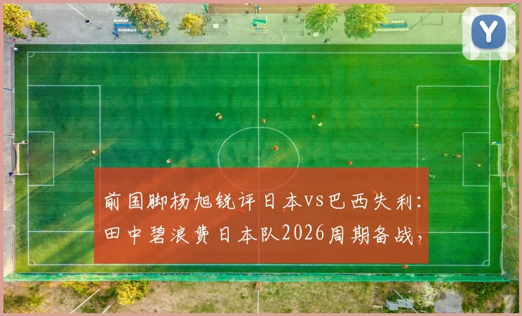 前国脚杨旭锐评日本vs巴西失利：田中碧浪费日本队2026周期备战，复盘核心战犯